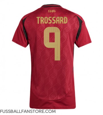 Belgien Leandro Trossard #9 Replik Heimtrikot Damen EM 2024 Kurzarm